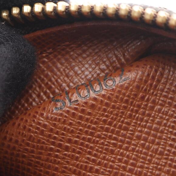 LOUIS VUITTON Authentic Brown Monogram Leather Shoulder Bag